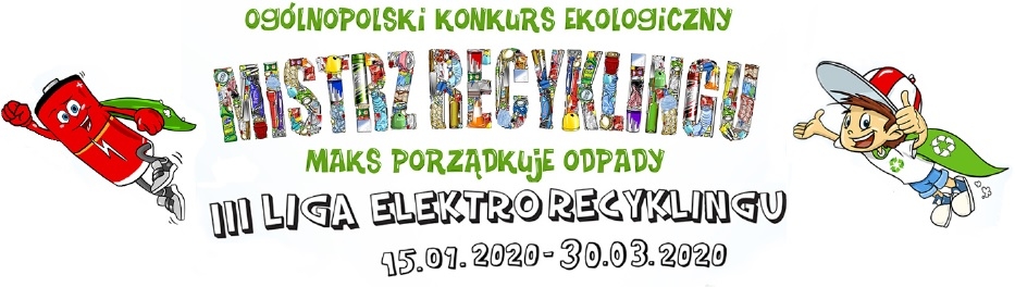 Konkurs “Mistrz Recyklingu”