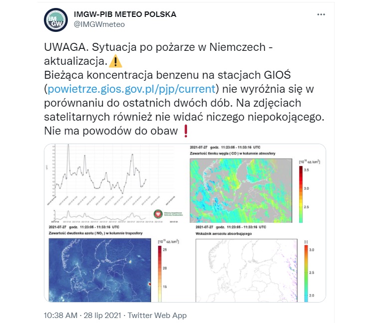 Informacja Ministerstwa Klimatu i Środowiska