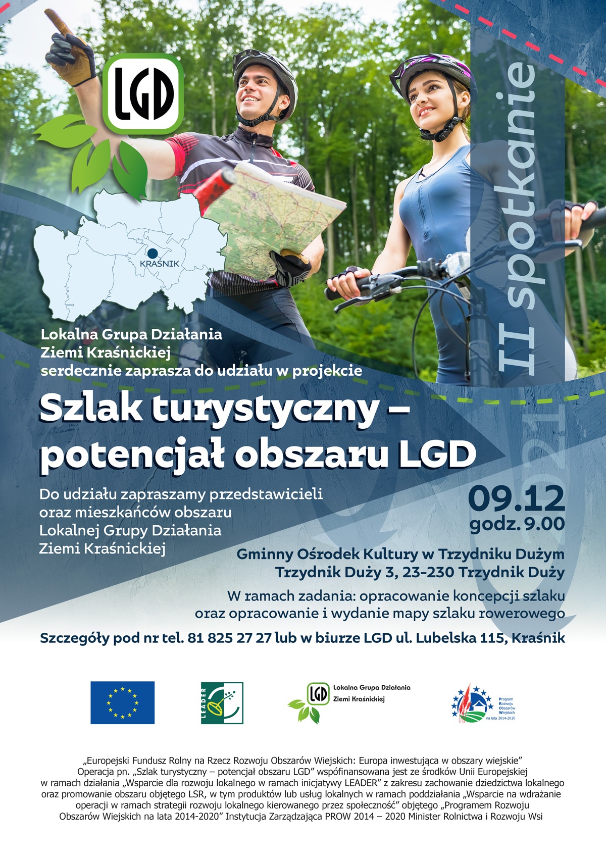 II spotkanie w ramach projektu Szlak turystyczny – potencjał obszaru Lokalnej Grupy Działania Ziemi Kraśnickiej